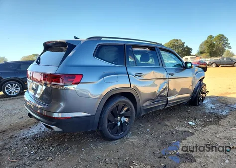 2024 Volkswagen Atlas Se z USA, uszkodzony, nr VIN 1V2JR2CA3RC516194